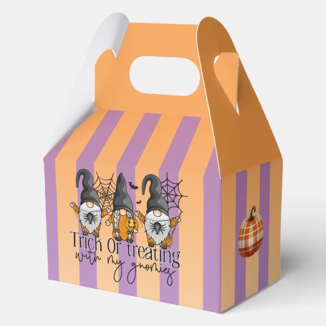 Trick or Treating Paper Favour Box, Gable 4x2.5x5 Favor Box (Front)