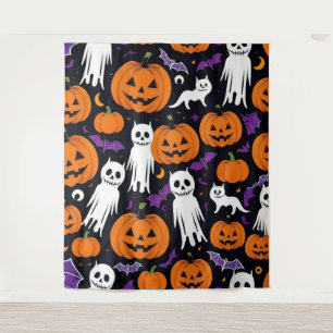 Trick-Or-Treating Tapestry
