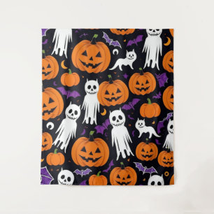 Trick-Or-Treating Tapestry