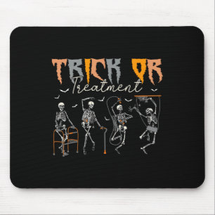Trick Or Treatment Pt Physical Therapy Therapist H Mouse Pad