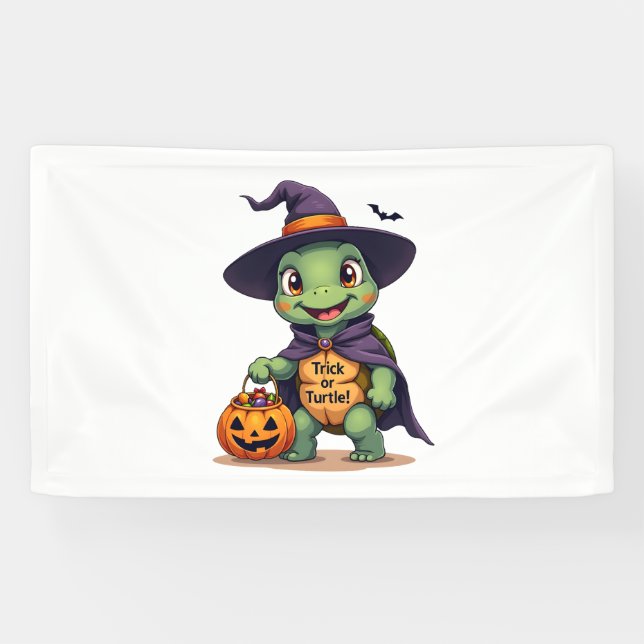 Trick-or-Turtle Banner (Horizontal)