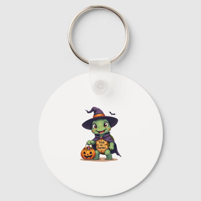 Trick-or-Turtle Keychain (Front)