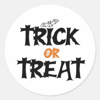Trick ou traitement, Cool Halloween autocollant
