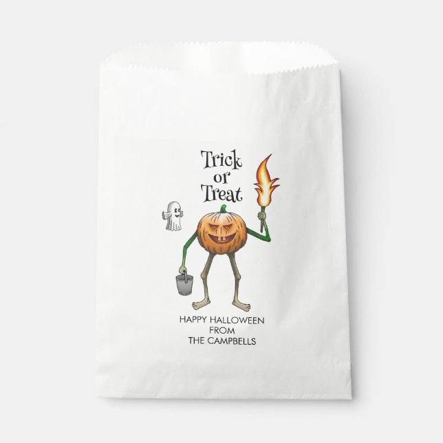 Trick ou traitement Halloween Favoriser les sacs (Devant)