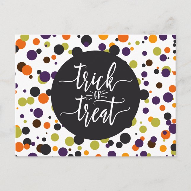 Trick ou traitement Halloween Invitation moderne (Devant)