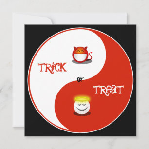 Trick ou traitement Invitation de fête d'Halloween