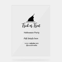 Trick ou traiter Halloween partie noir détails cas