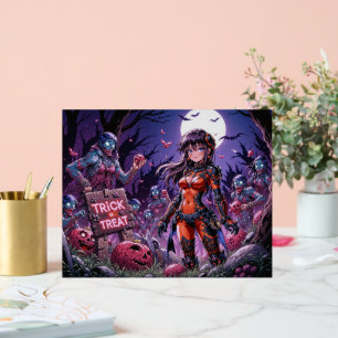 Trick ou traiter Halloween Zombies distribuer le c