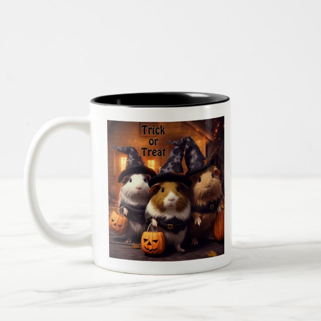 Trick ou traiter la Mug de porc de Guinée (Gauche)