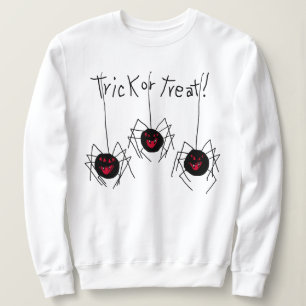 Trick ou traiter les araignées Sweatshirt Hallowee