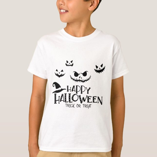 Trick ou Treat Halloween T-shirt (Devant)