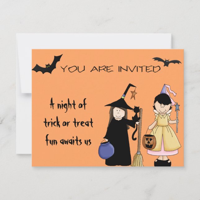 Trick Ou Treat Invitations (Devant)