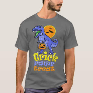 Trick Rawr Treat Dinosaur Tre Toddler Boys Hallowe T-Shirt