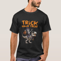 Trick Rawr Treat Skeleton Riding Dinosaur For Boys