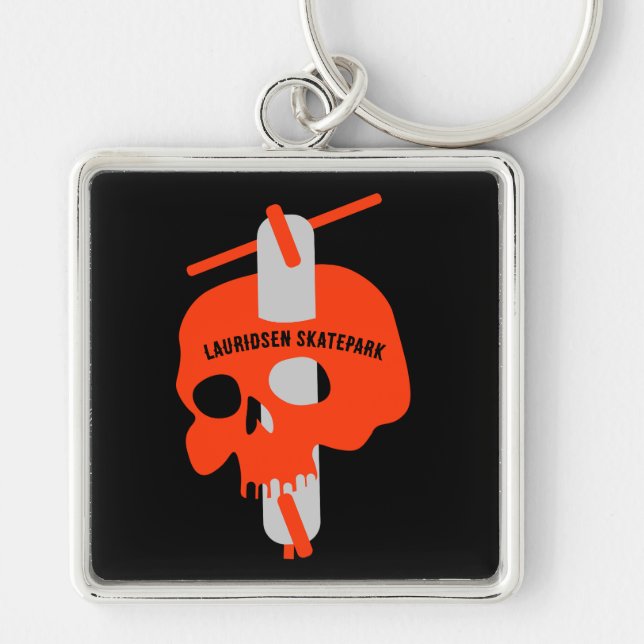 Trick Scooter Freestyle Skatepark Keychain (Front)