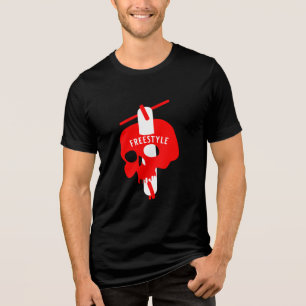 Trick Scooter Rider Tri-Blend Shirt