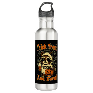 Trick Treat and Feral Cute Halloween 710 Ml Water Bottle