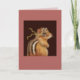 Trickie the chipmunk card