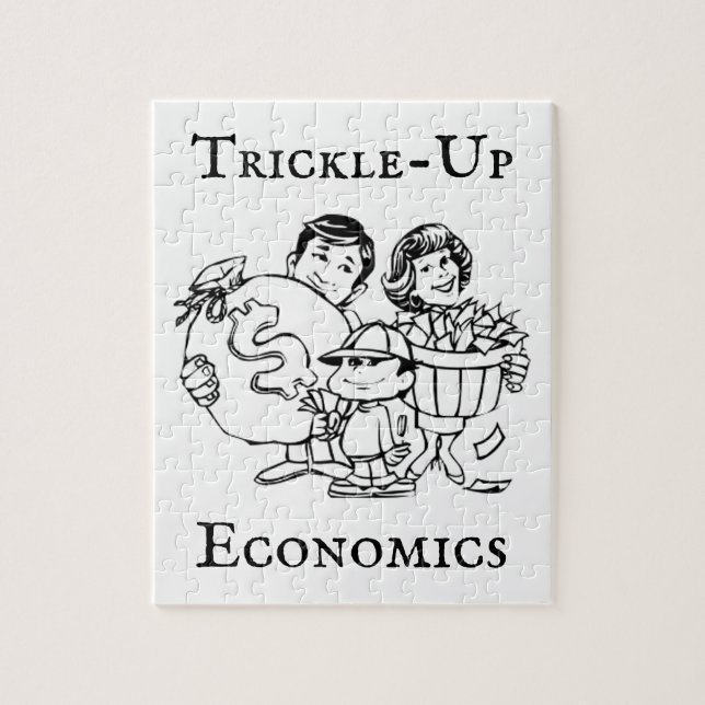 Trickle-Up Economics Jigsaw Puzzle (Vertical)