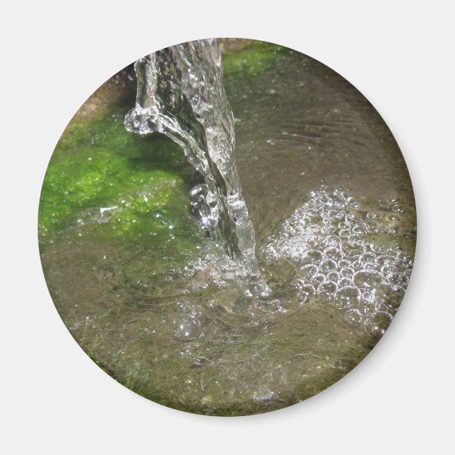 Trickling Waterfall Bubbling Water Magnet (Front)