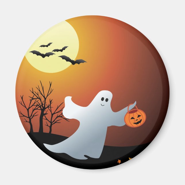 TrickOrTreat two Button Magnet (Front)