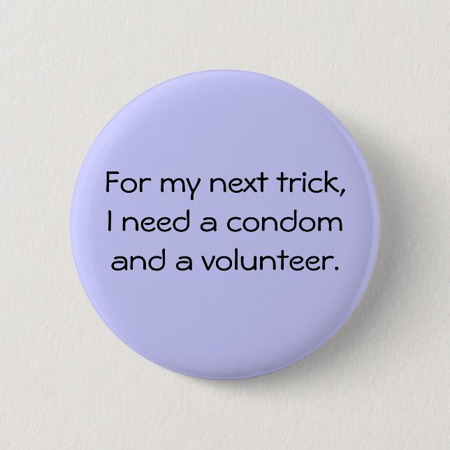 Tricks 2 Inch Round Button (Front)