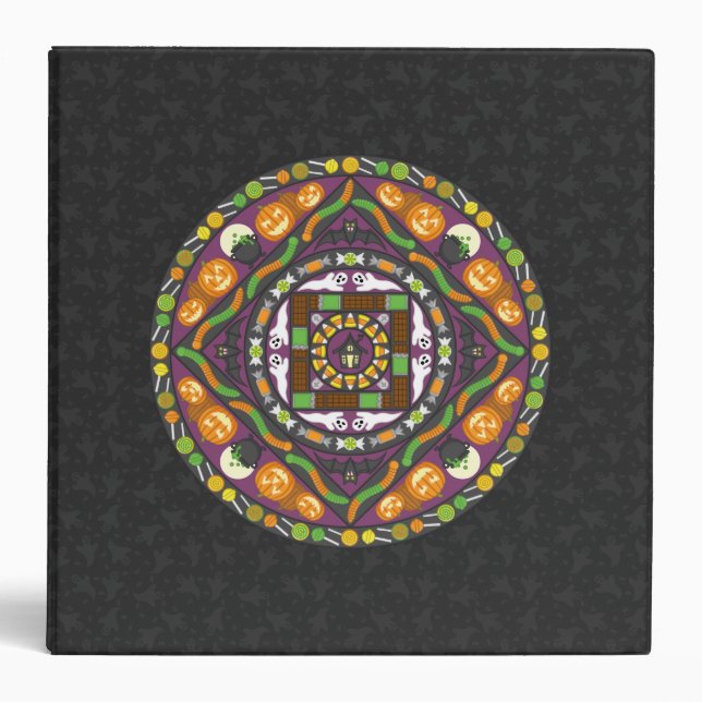 Tricks and Treats Mandala Binder (Front)