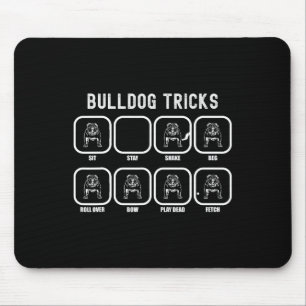 Tricks - Fun Bulldog Training Fails  Mouse Pad