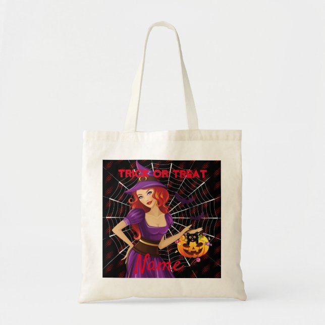 Tricks or Treats Tote Bag (Front)