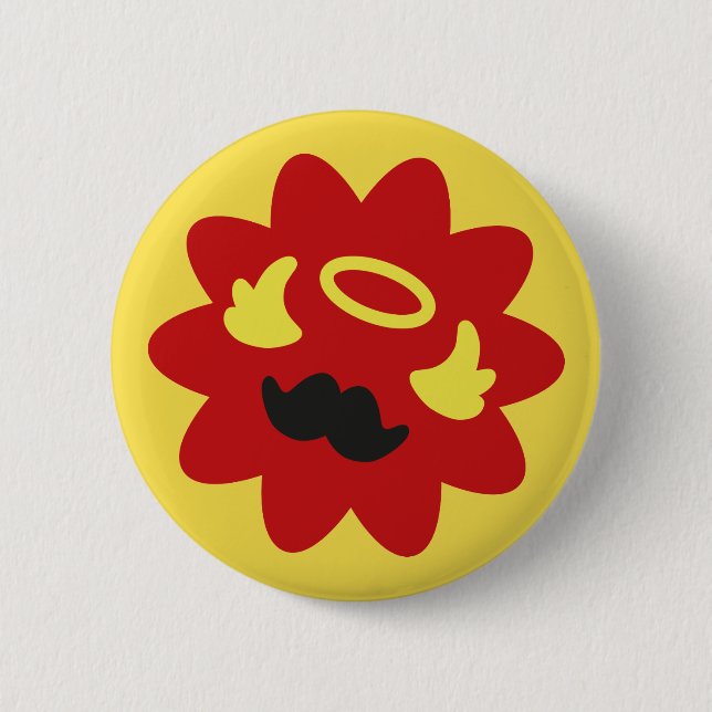 Trickster Angel 2 Inch Round Button (Front)