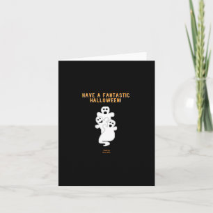 Trickster Ghosts Vertical Greeting Card