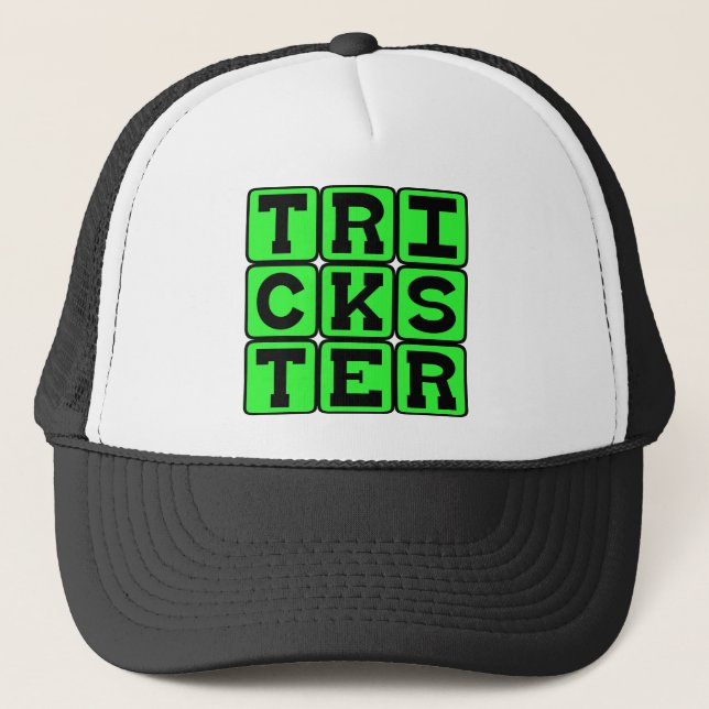 Trickster, Illusionist Trucker Hat (Front)