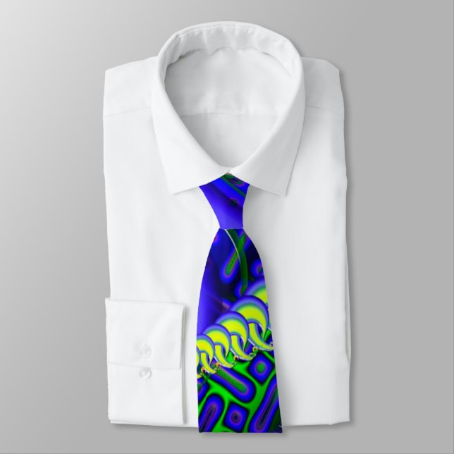 Tricky Bugger 3D Fractal Tie (Tied)