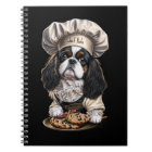Tricolor Cooking Chef Cavalier Charles Spaniel 