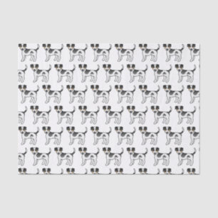 Tricolor Danish-Swedish Farmdog Cute Dogs Pattern Tissue Paper
