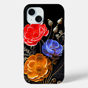 Tricolor Flower iPhone / iPad case