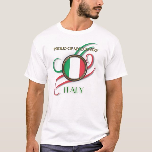 Tricolor Pride: Spirit of Italy T-Shirt (Front)