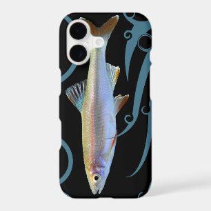 Tricolor Shiner with Stylized Waves