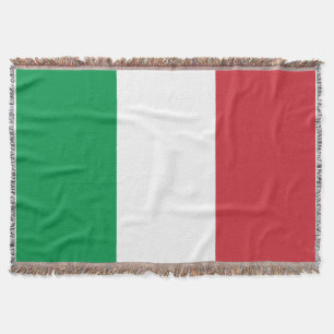 Tricolore de la couverture Italie de jet tissé