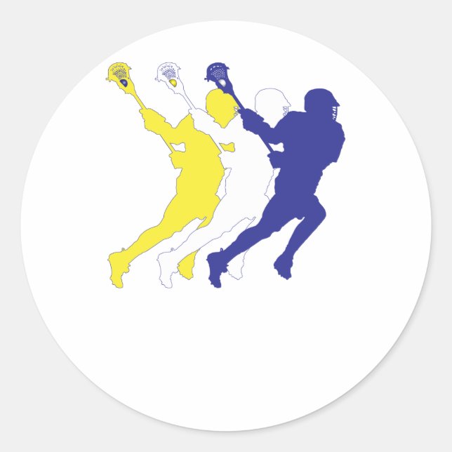 TricolorYWB.ai Classic Round Sticker (Front)