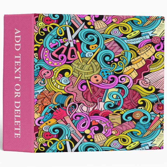 Tricot à coudre Classeur Seamstress (Devant/Côté)