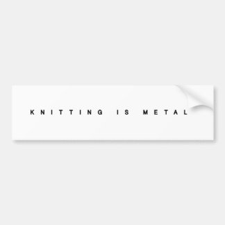 Tricot est Metal Clean Logo Bumper Sticker