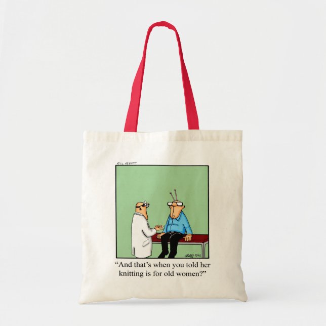 Tricot Humour Sac fourre-tout cadeau (Devant)