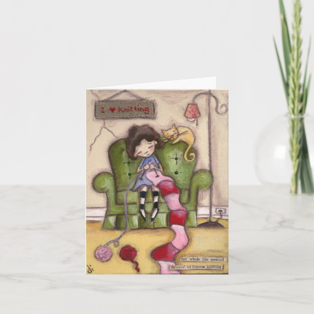 Tricot intense - Cartes de notes (Devant)