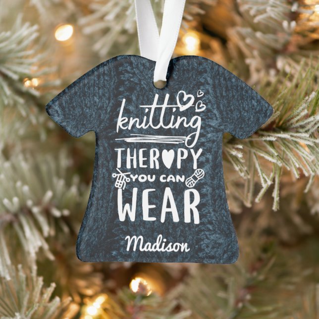 Tricot Thérapie Vous Pouvez Porter Bleu Foncé Pers (Arbre)