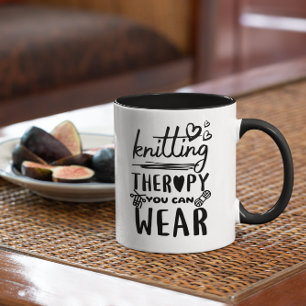 Tricot Thérapie Vous Pouvez Porter De La Mug Drôle