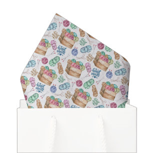 Tricotage de papier de soie