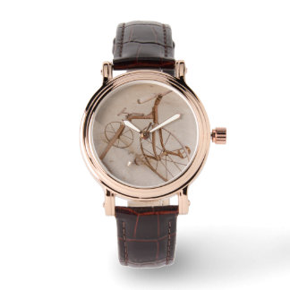 TRICYCLE ANCIEN 1928   FEMME   MONTRE