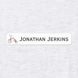 Tricycle or Iron On Logo Labels