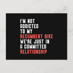 Tricycle Triker Recumbent Bike Trike Vintage Funny Postcard